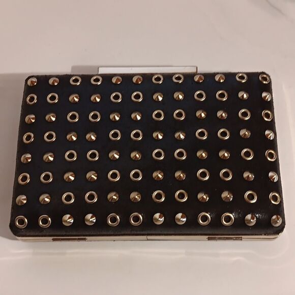 Expressions Studded Clutch Bag. Mini Bag. Whimsigoth. Edgy. - Picture 10 of 10